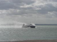 Hoverwork British Hovercraft Technology BHT-130 - Arriving at Southsea hoverport (submitted by James Rowson).